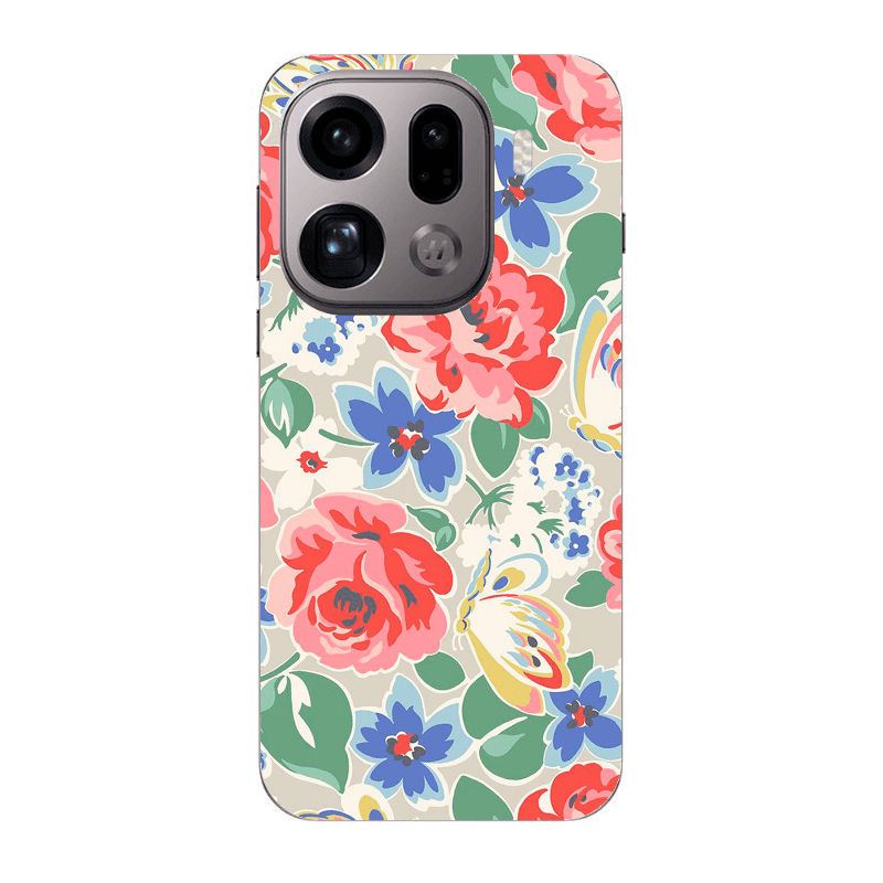 Oppo Find X9 Pro Lady roses Transparent Silicone TPU Θήκη